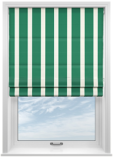 The British Stripe Co. Henry, Liverpool No.1 - Twist&Fit Roman Blind